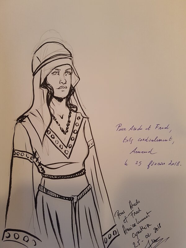 Dédicace de Ventura dans Bruxelles tome 1 (Des Celtes aux Ducs de Bourgogne ) - Dédicace