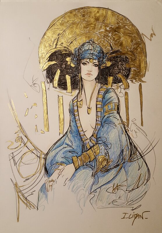 Ingrid Liman, Illustration Femme et Art nouveau - Illustration originale