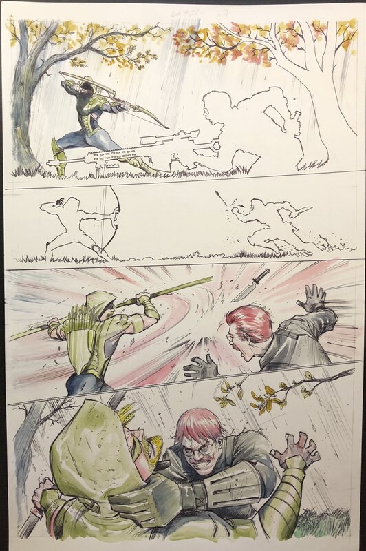 Green Arrow rebirh by Juan E. Ferreyra - Comic Strip