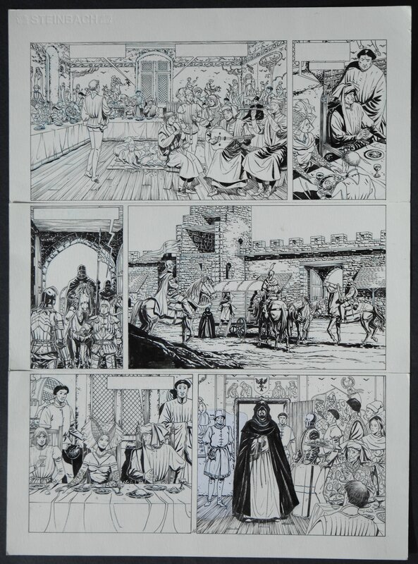 Thierry Cayman, Hugues Payen, Jacques Martin, Jean Pleyers, Jhen - Les sorcières - Planche Numéro 16. - Comic Strip