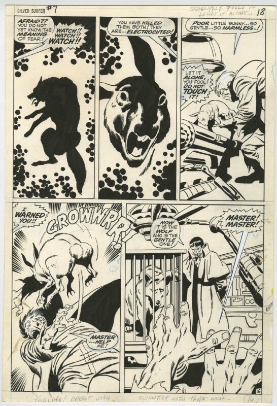 John Buscema, Sal Buscema, Silver Surfer 7 Page 16 - Planche originale