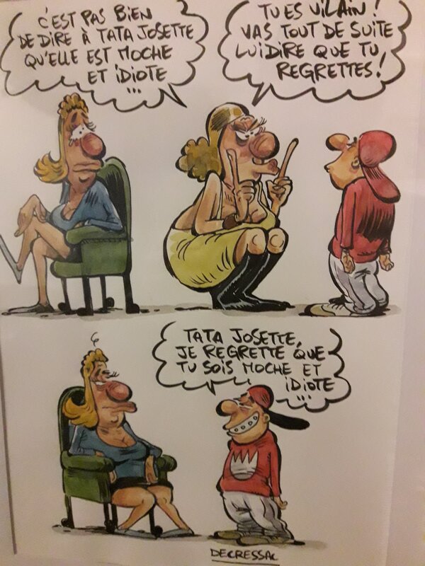 Dessin original par Philippe Decressac - Planche originale