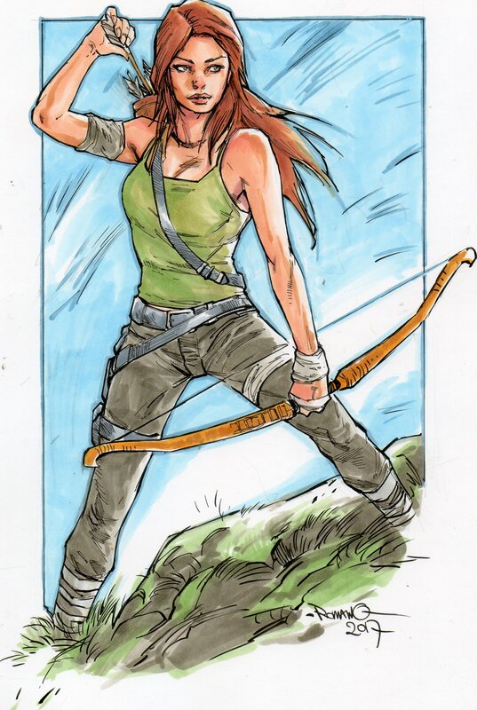 Romano Molenaar, Tomb Raider / Lara Croft - Original art