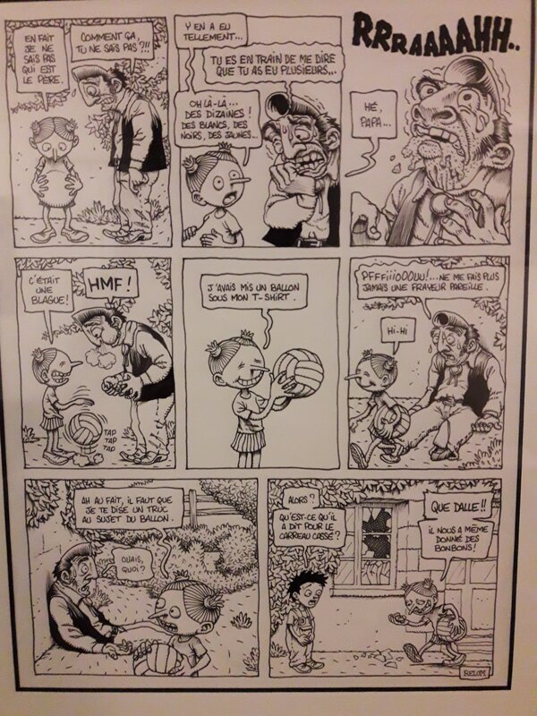 Relom, Planche andy et gina - Comic Strip