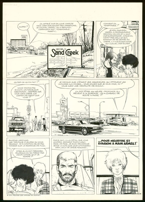 William Vance, Jean Van Hamme, XIII - Planche 24 - Treize contre un - Comic Strip