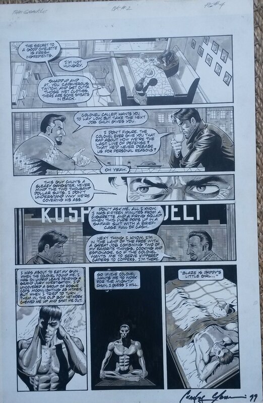 Paul Gulacy, The Grackle n°2, page 4 - Comic Strip