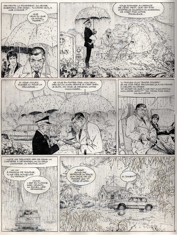 William Vance, Xiii    Spads Planche 4 - Comic Strip