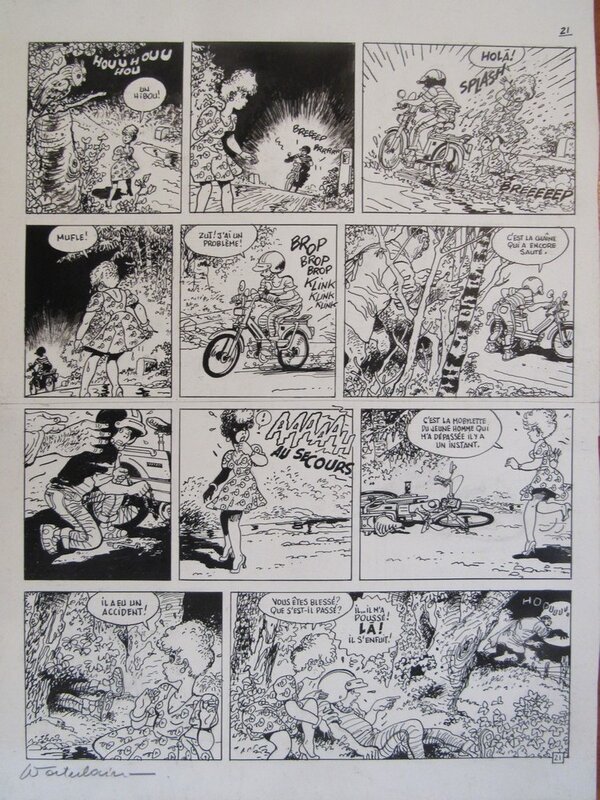 For sale - Jeannette Pointu - Le monstre by Marc Wasterlain - Comic Strip