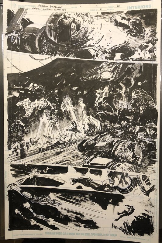 Gabriel Hardman, Green Lantern Earth One - Planche originale