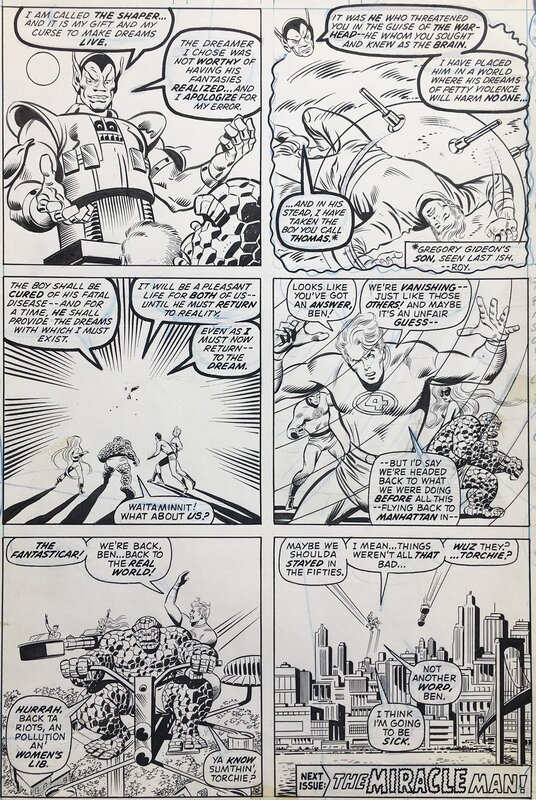 FF 137 P28 par John Buscema, Joe Sinnott - Planche originale