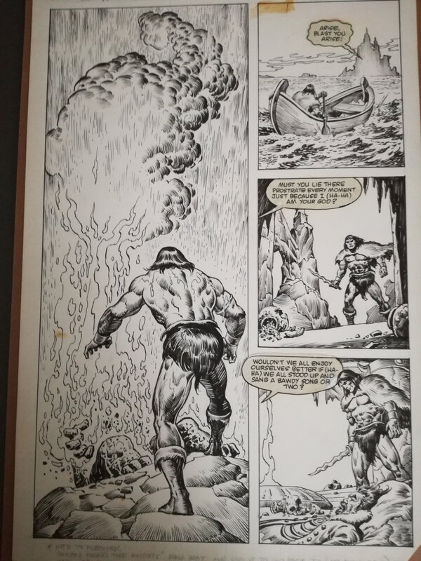 Ernie Chan, Conan  the barbarian - Planche originale