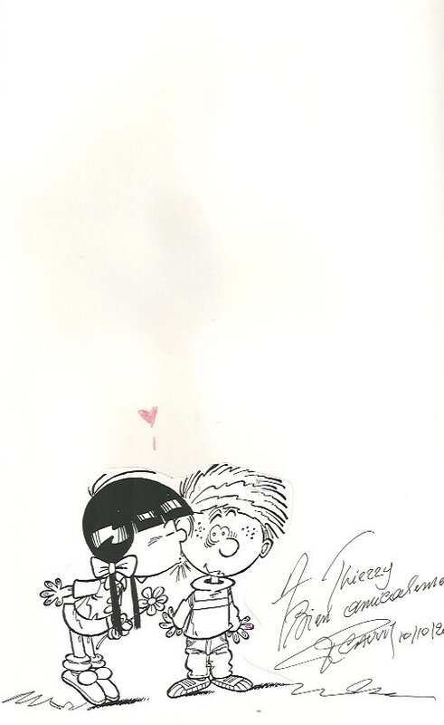 Cedric by Laudec, Raoul Cauvin - Sketch