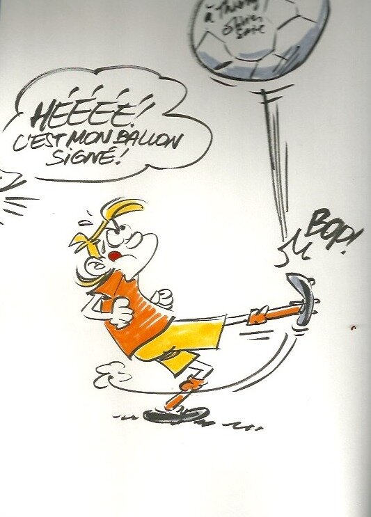 Foot maniacs par Olivier Saive - Dédicace