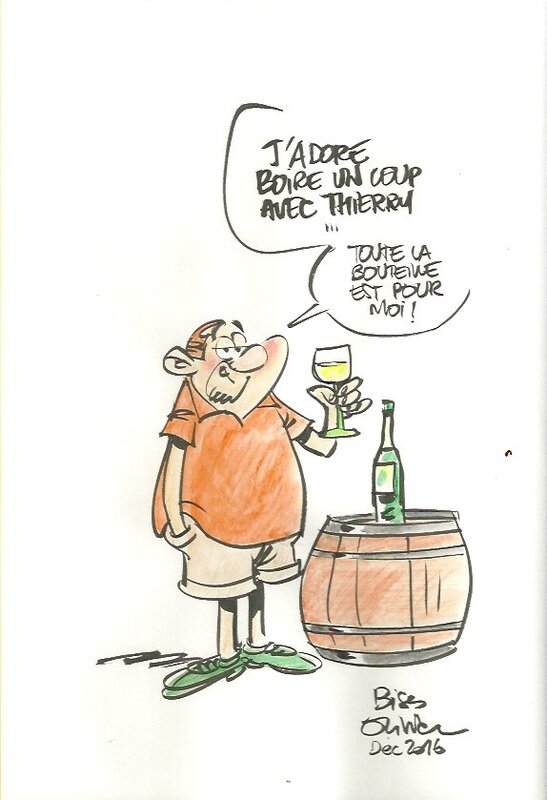 Les fondus du vin par Olivier Saive - Dédicace