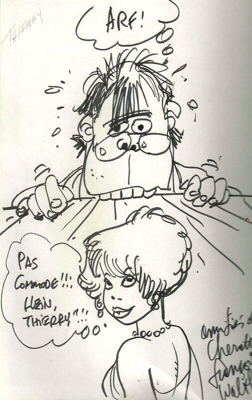 Natacha ET FRANÇOIS by François Walthéry - Sketch