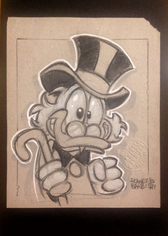 Francesco Barbieri, Zio Paperone Scrooge Mc Duck - Sketch