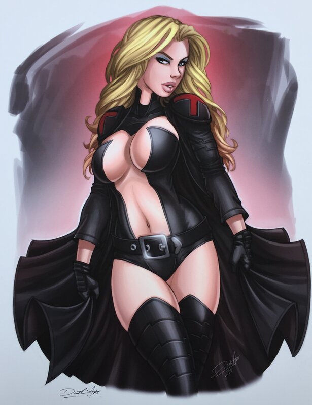 Emma Frost par Dustin Holland - Illustration originale