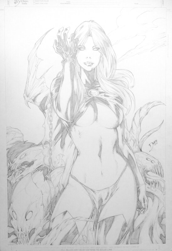 Goblin Queen by Vagner Vandeilson - Original Illustration