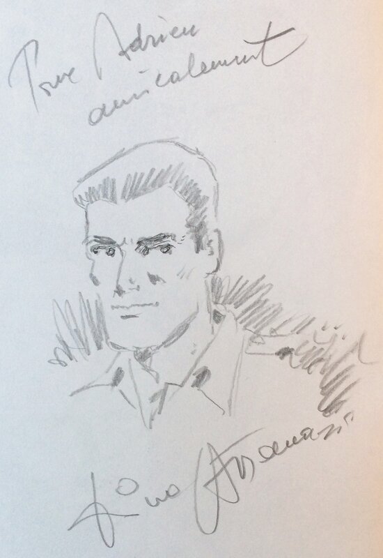 Bob Morane by Dino Attanasio - Sketch