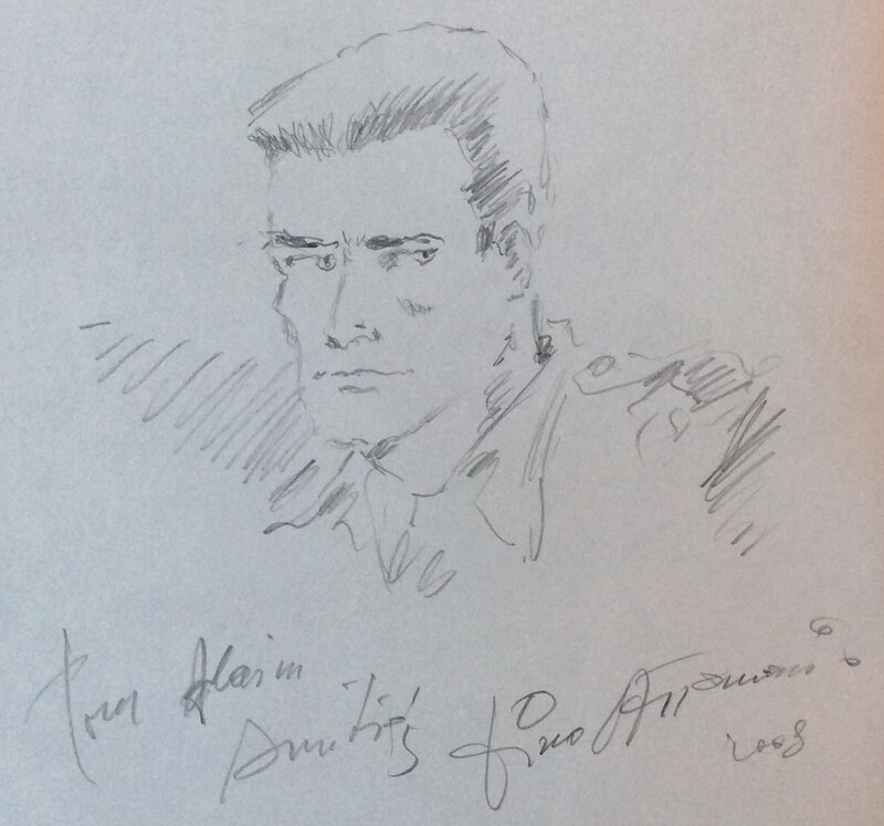 Bob Morane by Dino Attanasio - Sketch