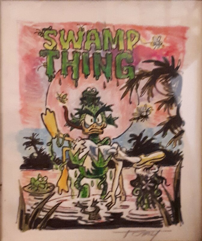 Swamp Thing Duck par Tony Fernandez - Couverture originale