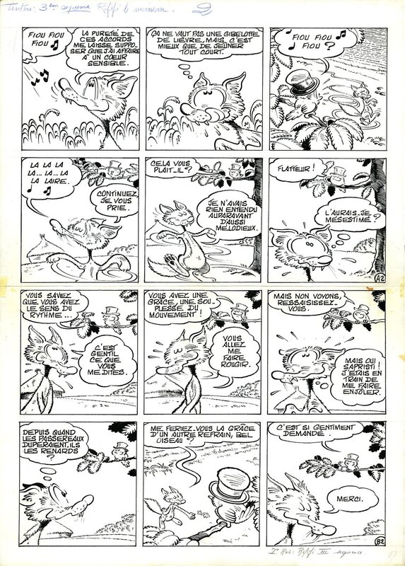 Guy Mouminoux, 1970 - Rififi, le moineau turbulent - Comic Strip