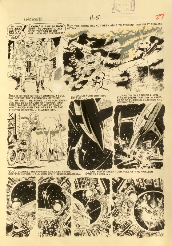 Wally Wood, Incredible Science Fiction - Planche originale