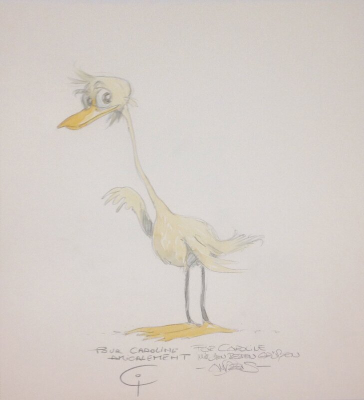 Lonley duck par Andreas, isabelle cochet - Dédicace