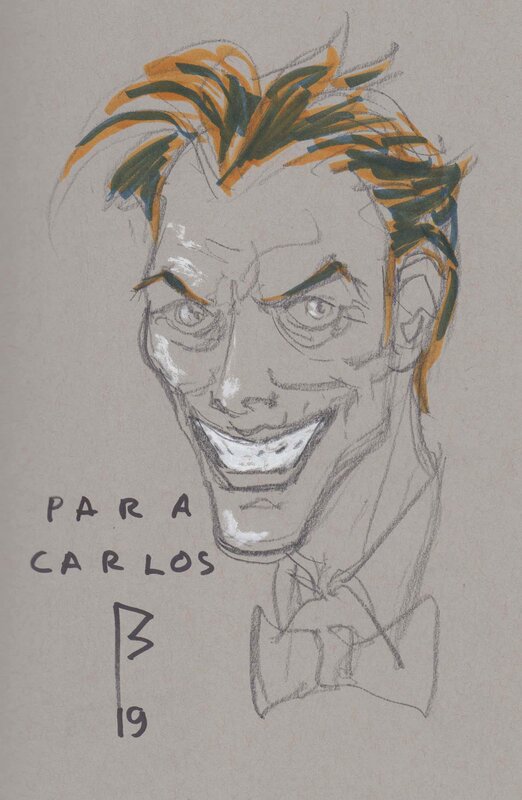 Joker par Fernando Blanco - Dédicace