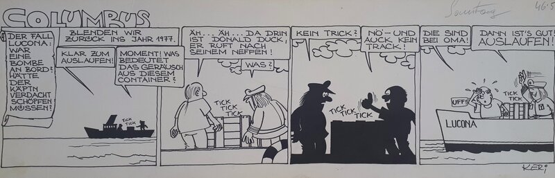 Columbus Lucona by Werner Kellner - Comic Strip