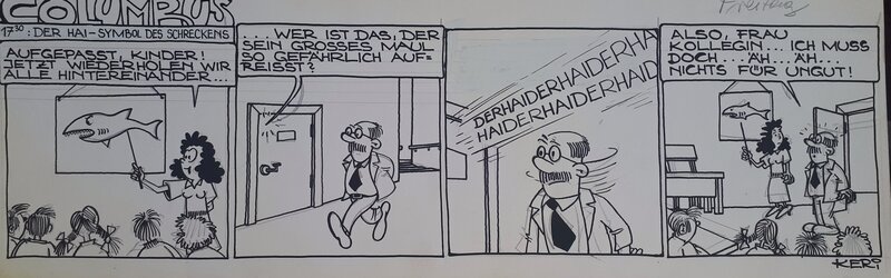 Columbus School by Werner Kellner - Comic Strip