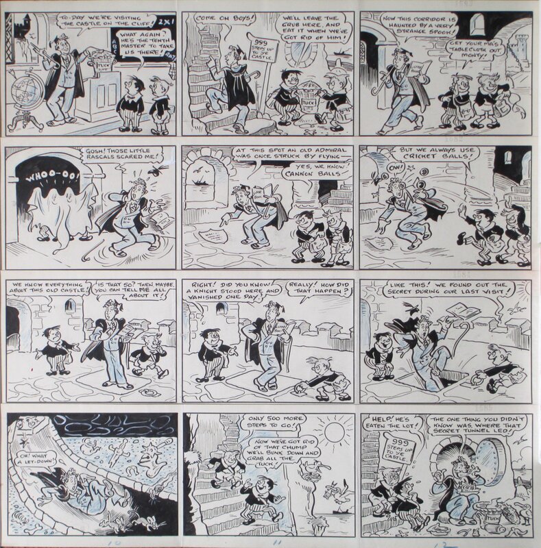 Haunted Castle par Bertie Brown - Planche originale