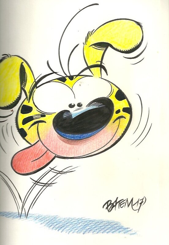 Marsupilami par Batem - Illustration originale