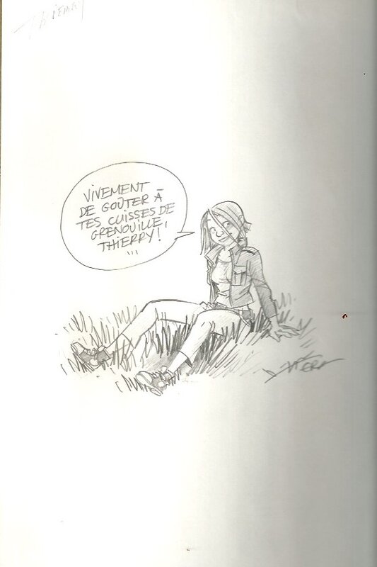 Alexia by Benoît Ers - Sketch