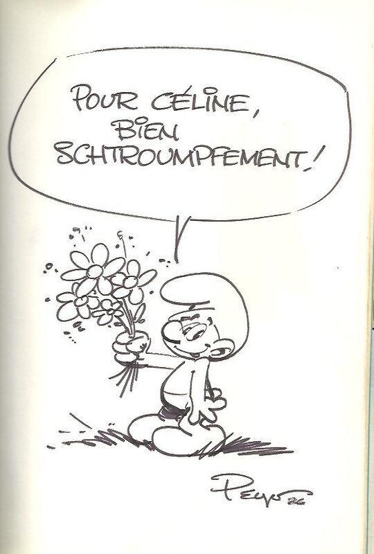 Schroumph by Peyo - Sketch