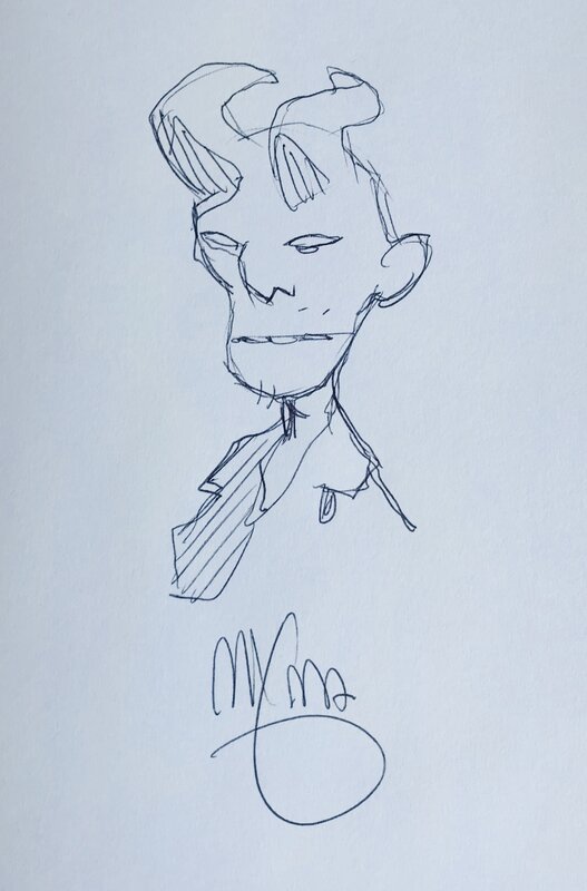 Mike Mignola Hellboy junior - Sketch