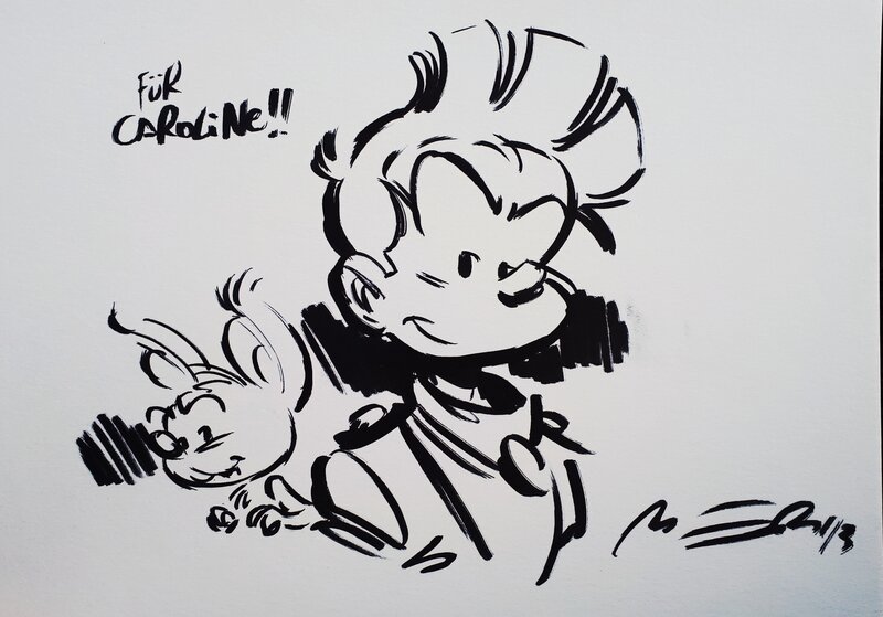 Spirou by Jose Luis Munuera - Sketch