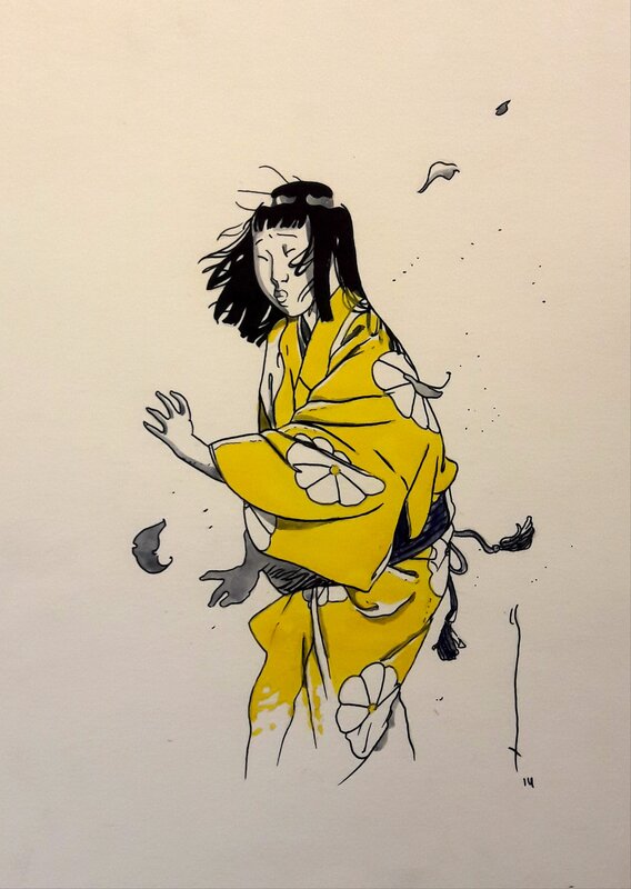 Geisha by Michetz - Original Illustration