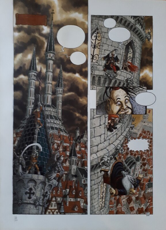 Spoogue par Olivier Milhiet - Planche originale