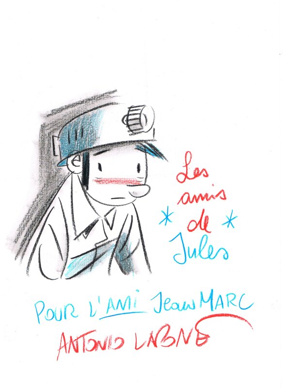 Les Amis de Jules par Antonio Lapone - Illustration originale