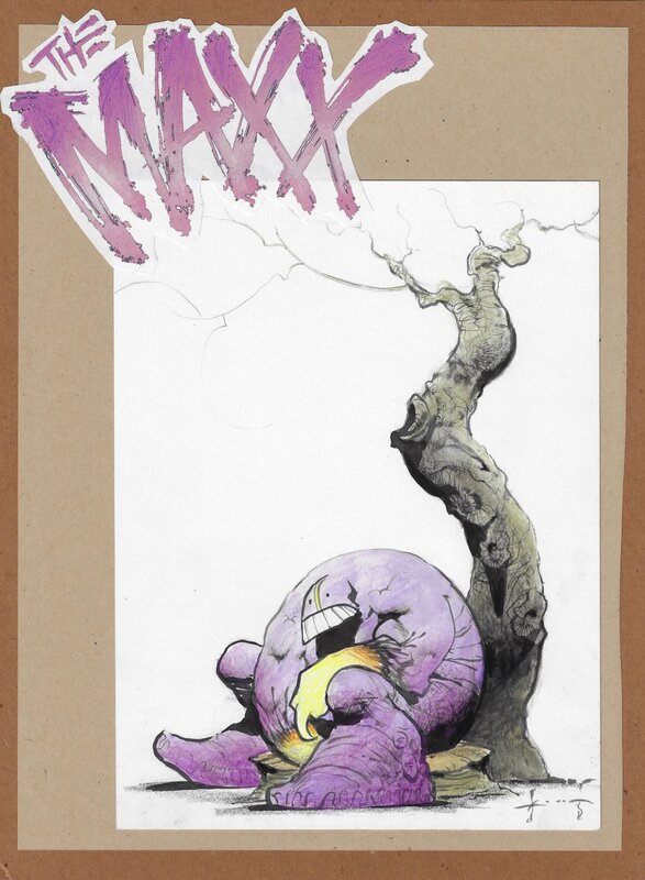 Sam Kieth, The Maxx Maxximized Issue 22 Cover - Couverture originale