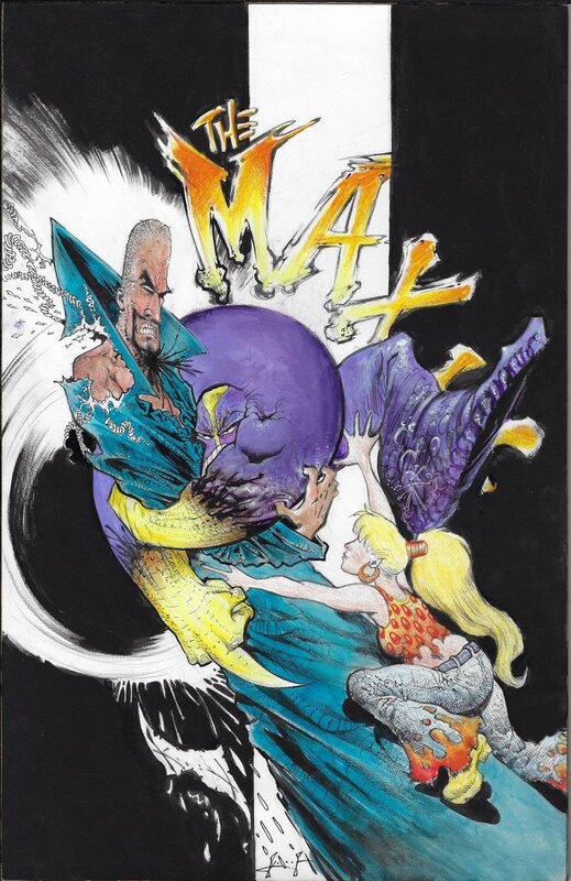 Sam Kieth, The Maxx Maxximized Issue 23 and Volume 5 hardcover TPB - Couverture originale