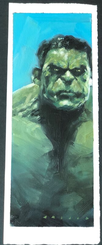 Paolo Grella - Hulk - Illustration originale