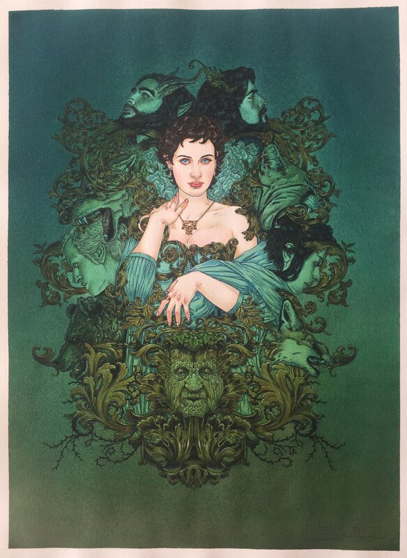 Béatrice Tillier, Jean Dufaux, Le Bois des Vierges - Intégrale - Original Cover