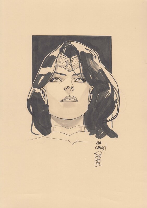 Wonder Woman par Alejandro Xermánico - Illustration originale