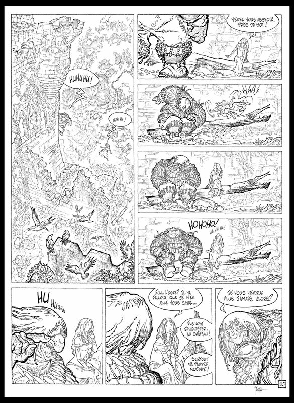 Bruno Maïorana, Alain Ayroles, 1998 - Garulfo - Tome 4 - Planche originale