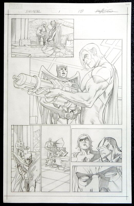 Carlos Pacheco, Sinister squadron #1  page 18 - Planche originale