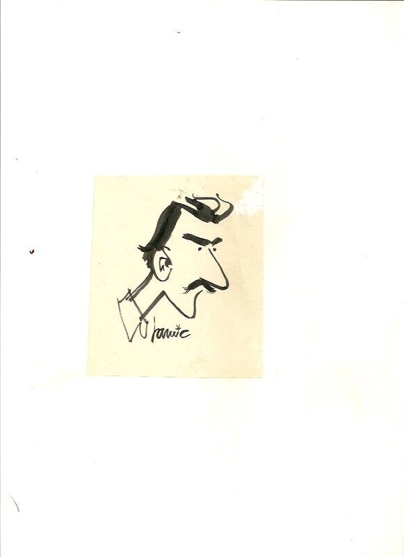 Jamic, Caricature de Paul Deliege - Planche originale