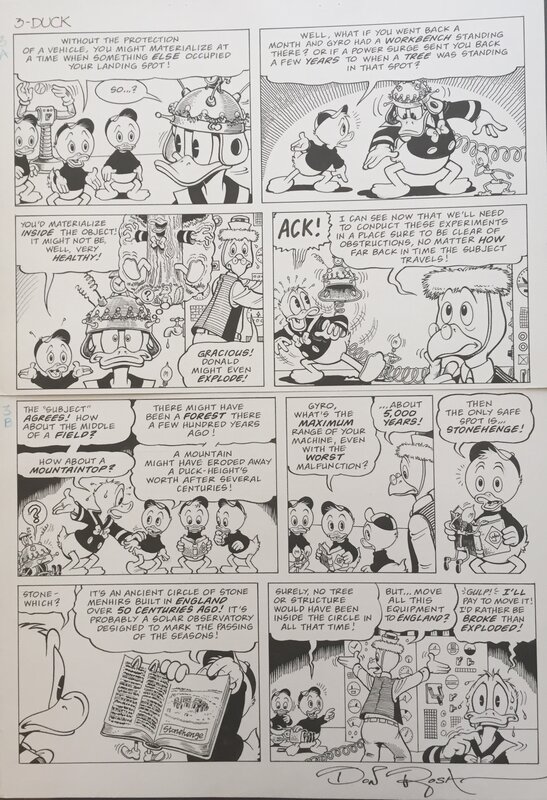 Oncle Picsou par Don Rosa, Carl Barks - Planche originale