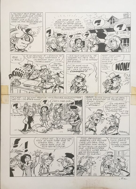 Jean Tabary, René Goscinny, Valentin le vagabond - Planche originale